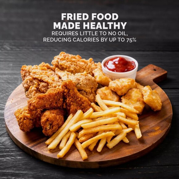 16 Quart Air Fryer Oven and Grill, Stainless Steel. ( new with box) - Picture 8 of 10